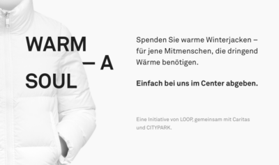 Spendenaktion: Warm a soul